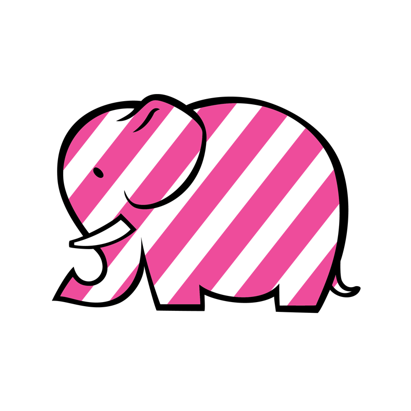 The striped elephant, self portrait