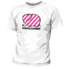 Striped Elephant Tee - White